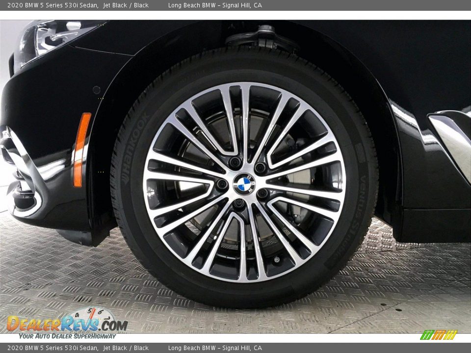 2020 BMW 5 Series 530i Sedan Jet Black / Black Photo #8