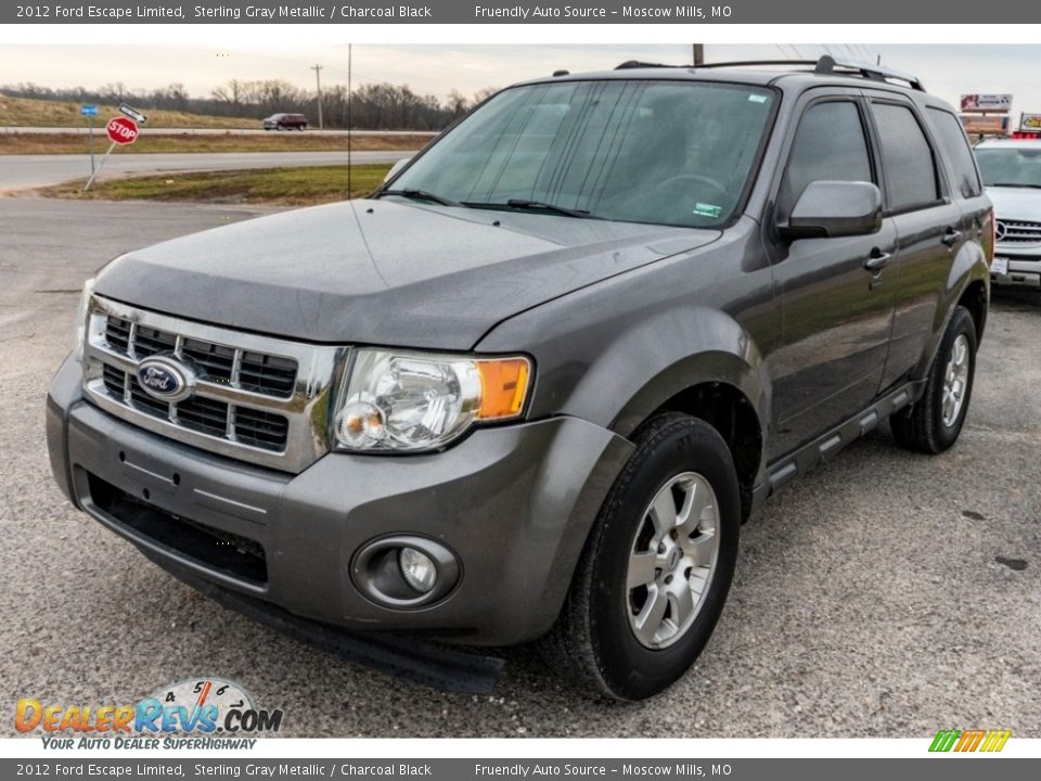 2012 Ford Escape Limited Sterling Gray Metallic / Charcoal Black Photo #8