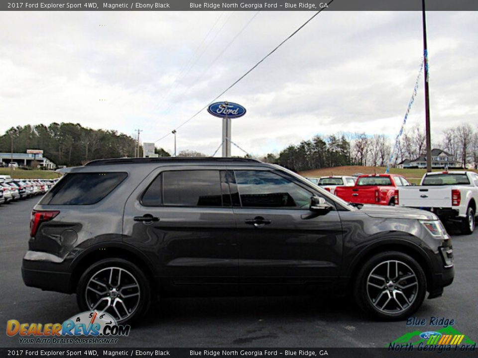 2017 Ford Explorer Sport 4WD Magnetic / Ebony Black Photo #6