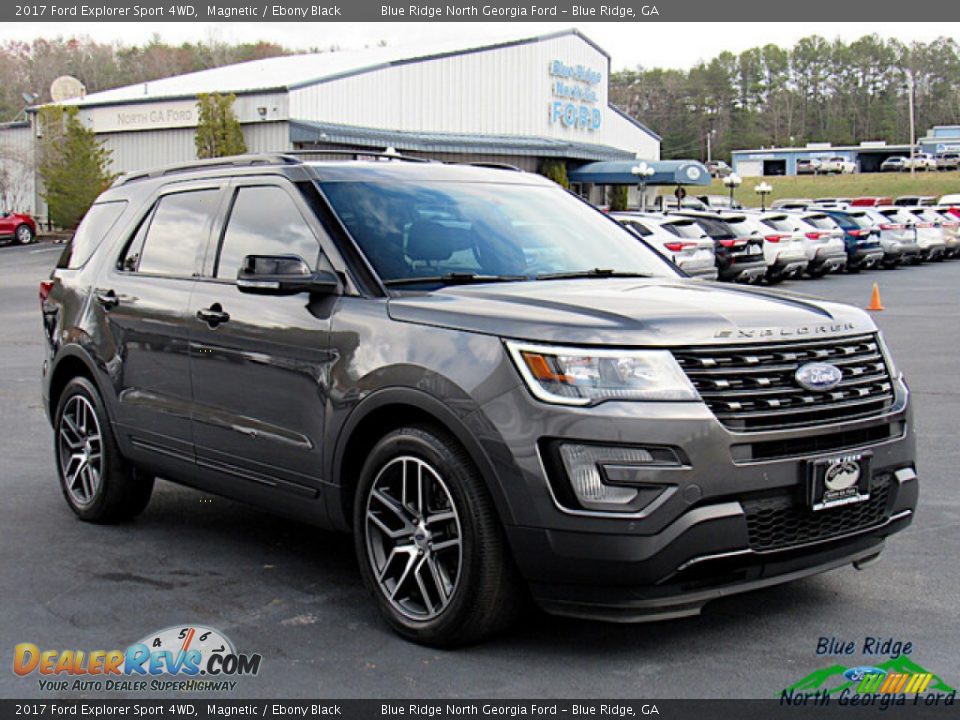 2017 Ford Explorer Sport 4WD Magnetic / Ebony Black Photo #7