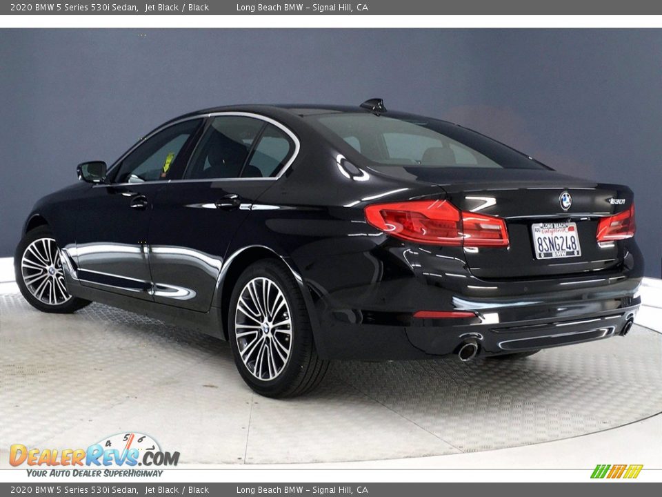 2020 BMW 5 Series 530i Sedan Jet Black / Black Photo #10