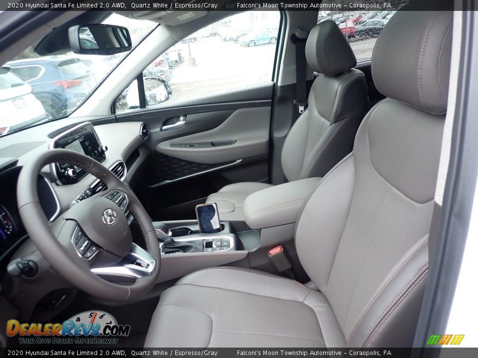 Front Seat of 2020 Hyundai Santa Fe Limited 2.0 AWD Photo #10