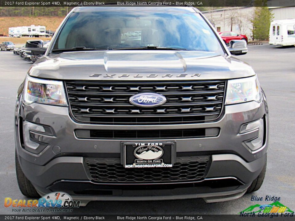 2017 Ford Explorer Sport 4WD Magnetic / Ebony Black Photo #8