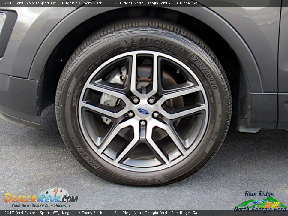 2017 Ford Explorer Sport 4WD Magnetic / Ebony Black Photo #9