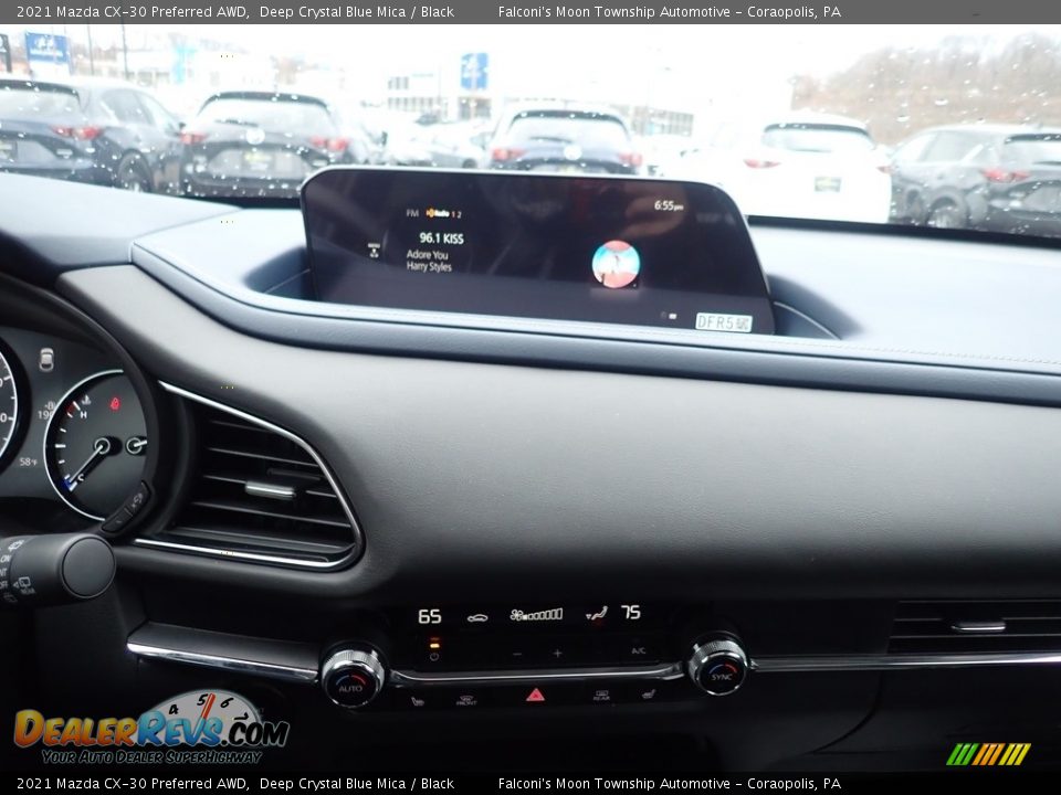2021 Mazda CX-30 Preferred AWD Deep Crystal Blue Mica / Black Photo #13