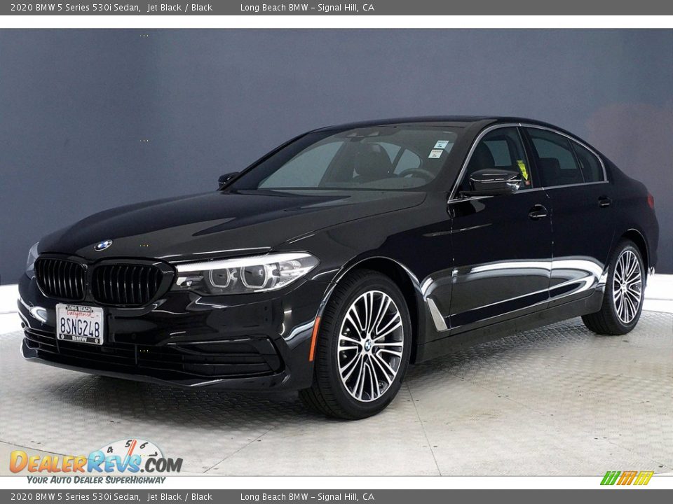 2020 BMW 5 Series 530i Sedan Jet Black / Black Photo #12