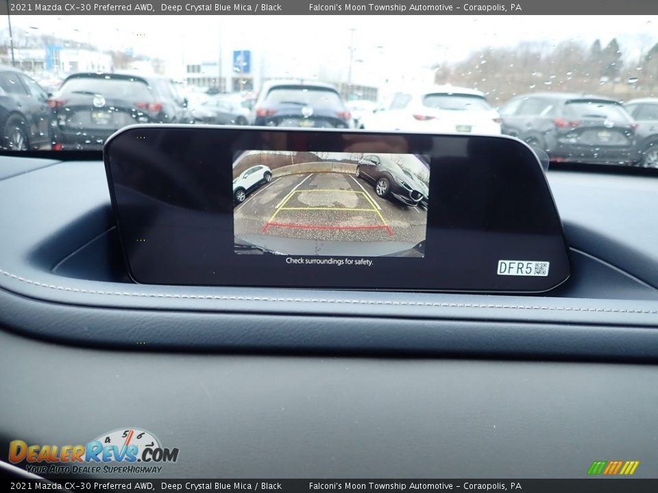 2021 Mazda CX-30 Preferred AWD Deep Crystal Blue Mica / Black Photo #14