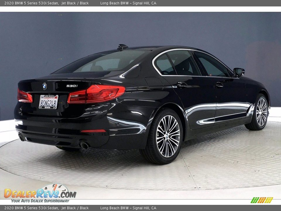 2020 BMW 5 Series 530i Sedan Jet Black / Black Photo #13