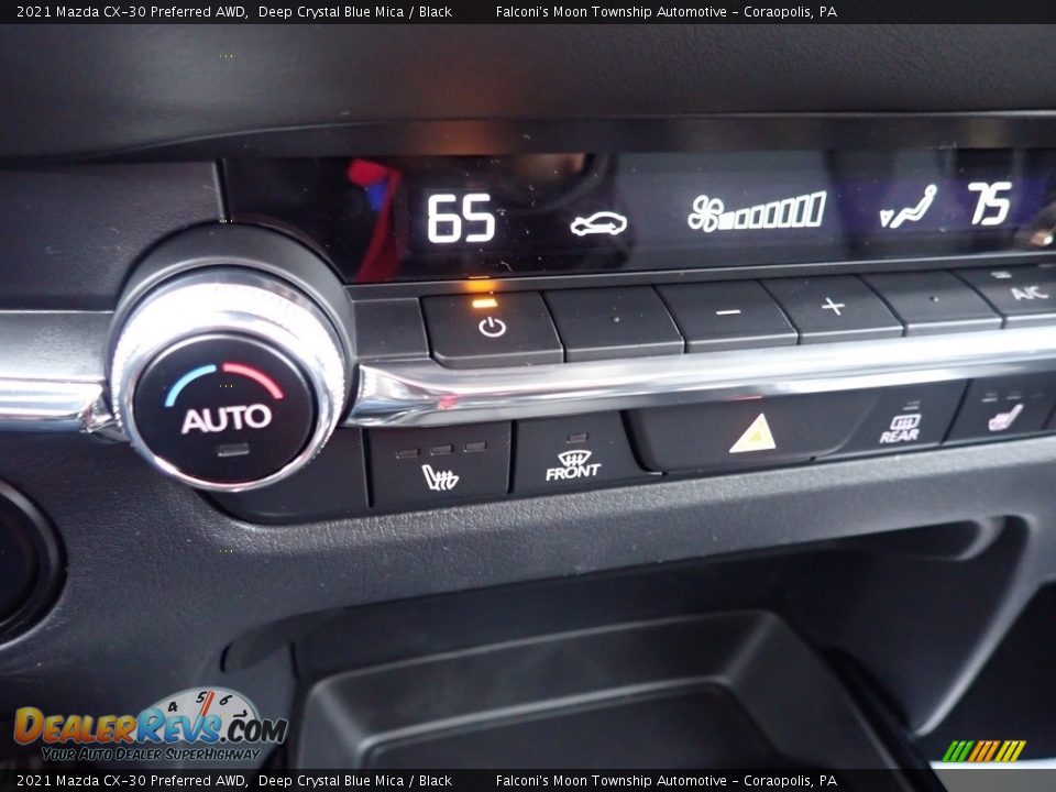 2021 Mazda CX-30 Preferred AWD Deep Crystal Blue Mica / Black Photo #15