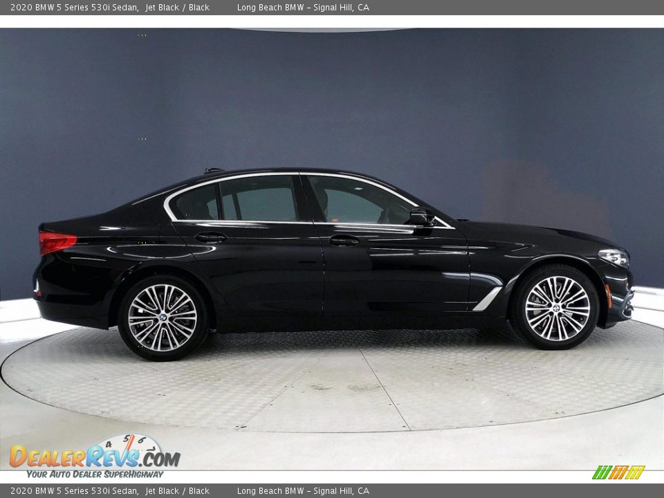 2020 BMW 5 Series 530i Sedan Jet Black / Black Photo #14