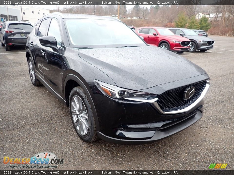 2021 Mazda CX-5 Grand Touring AWD Jet Black Mica / Black Photo #3