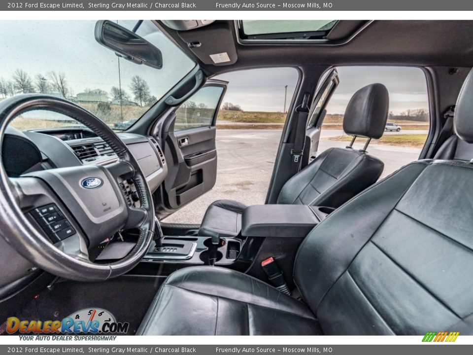 2012 Ford Escape Limited Sterling Gray Metallic / Charcoal Black Photo #18