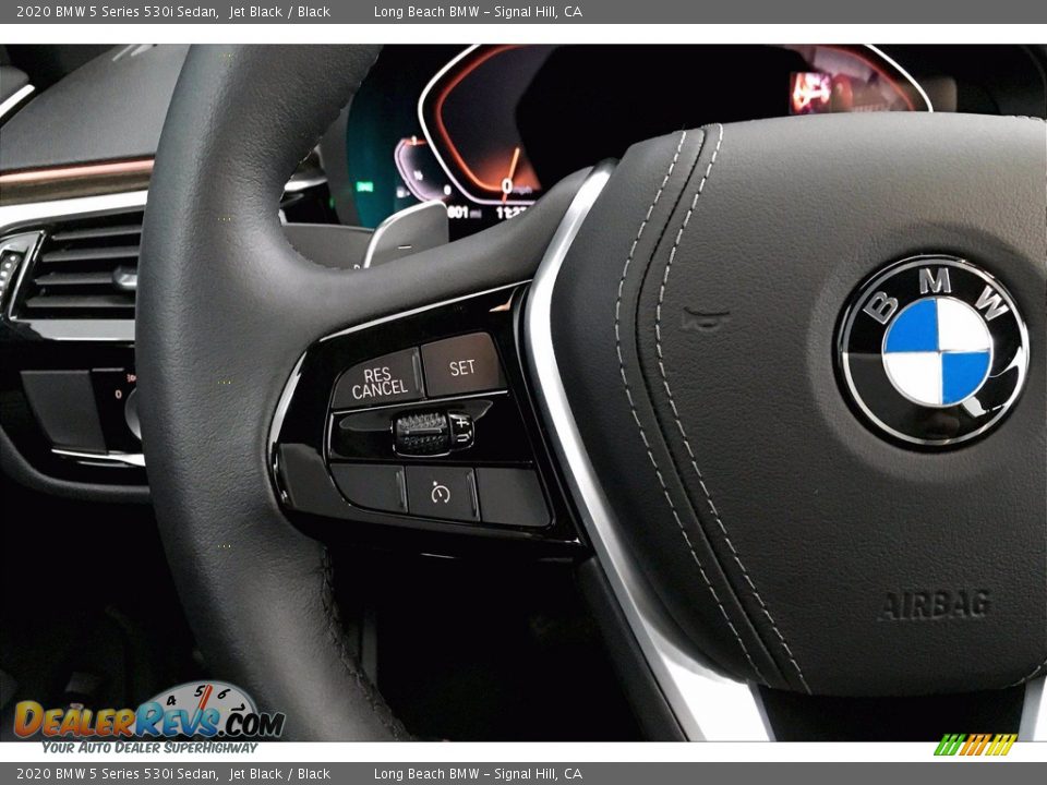 2020 BMW 5 Series 530i Sedan Jet Black / Black Photo #18