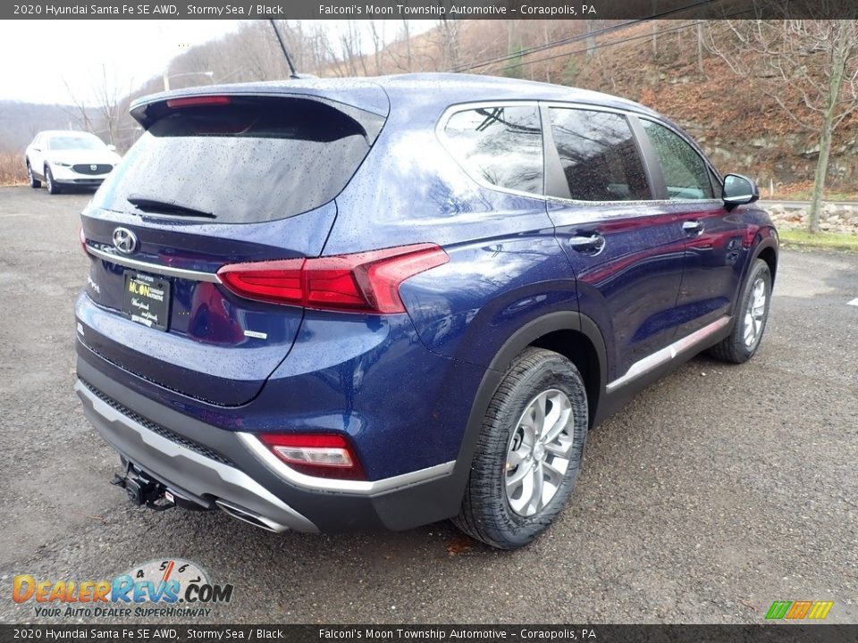 2020 Hyundai Santa Fe SE AWD Stormy Sea / Black Photo #2