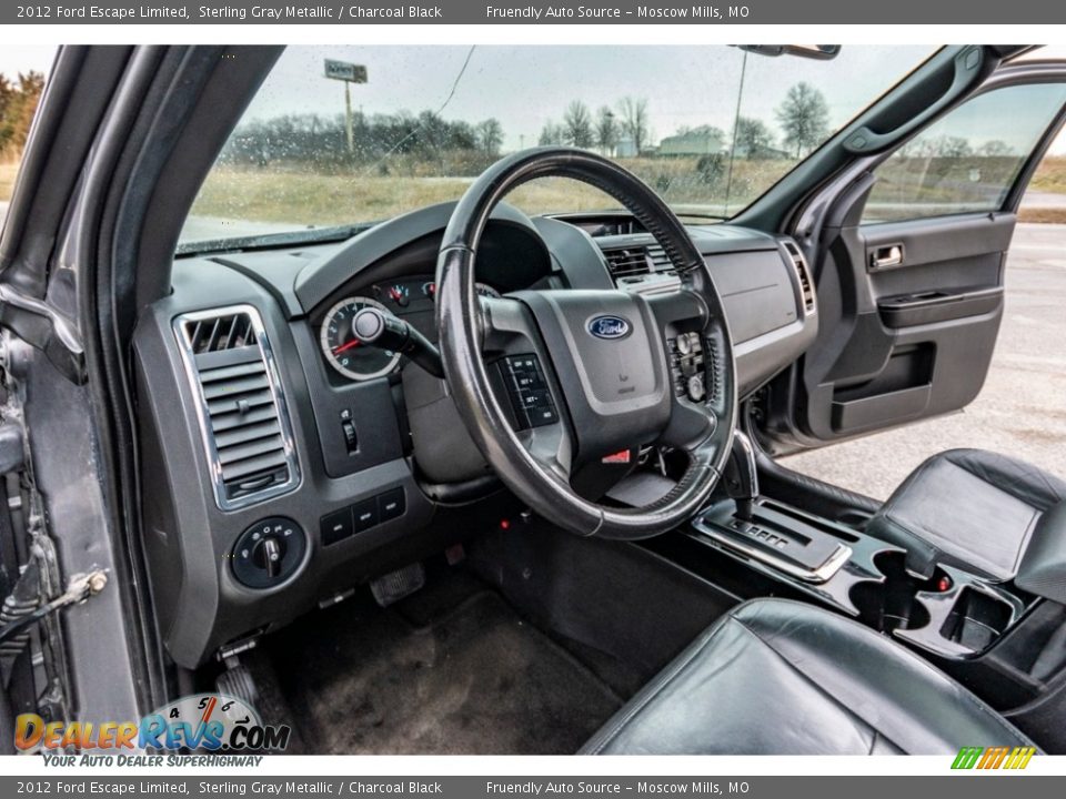 2012 Ford Escape Limited Sterling Gray Metallic / Charcoal Black Photo #19