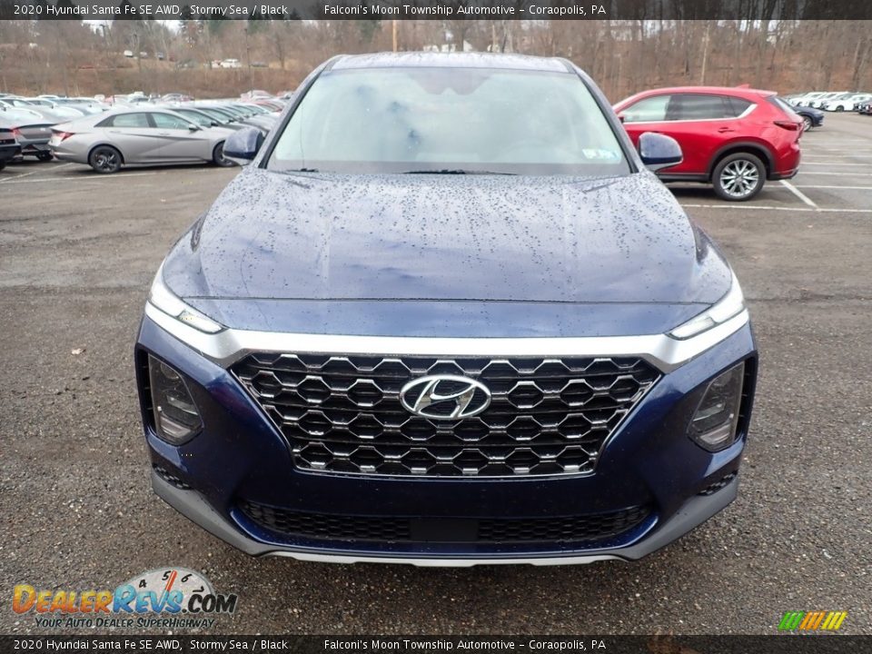 2020 Hyundai Santa Fe SE AWD Stormy Sea / Black Photo #4