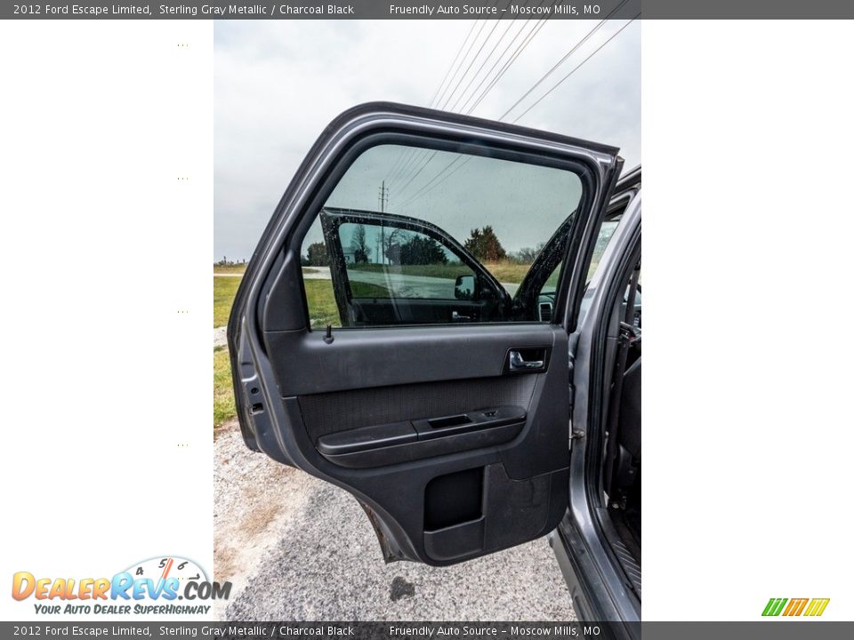 2012 Ford Escape Limited Sterling Gray Metallic / Charcoal Black Photo #21