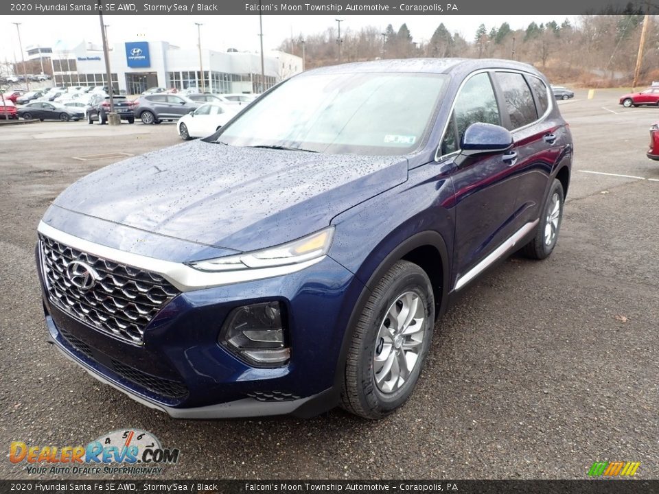 2020 Hyundai Santa Fe SE AWD Stormy Sea / Black Photo #5