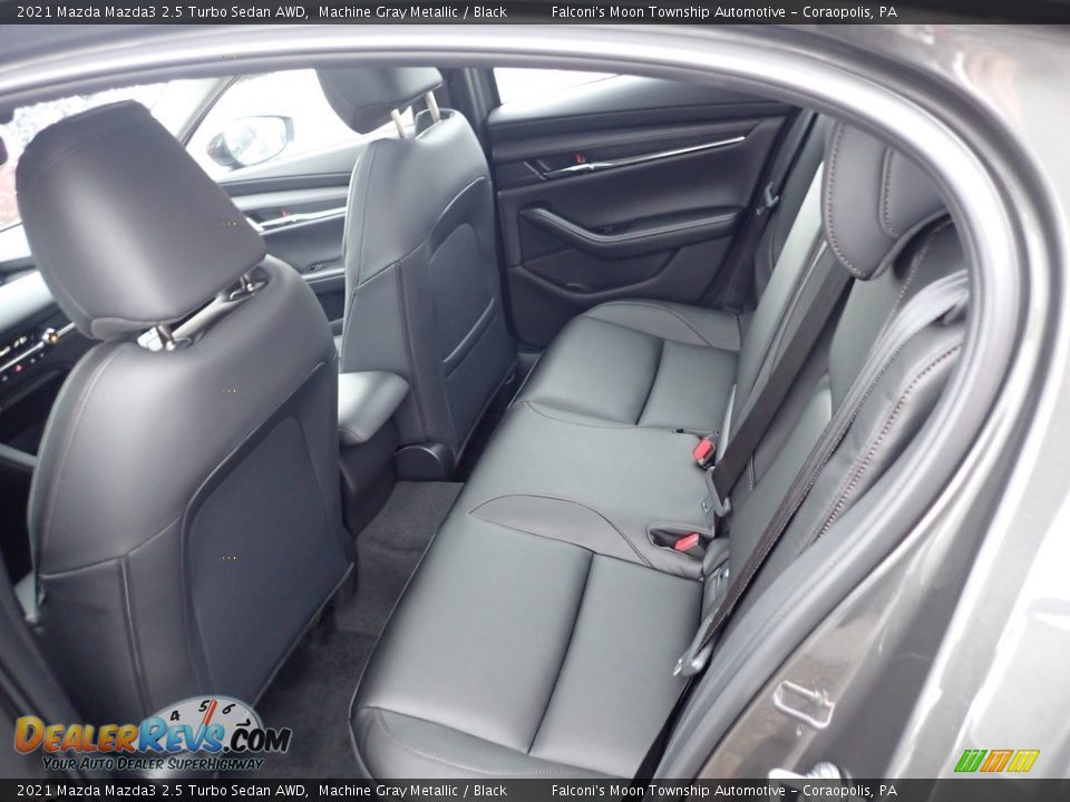 Rear Seat of 2021 Mazda Mazda3 2.5 Turbo Sedan AWD Photo #8