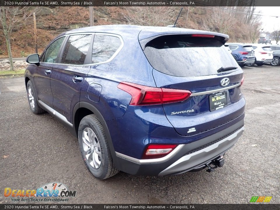 2020 Hyundai Santa Fe SE AWD Stormy Sea / Black Photo #6