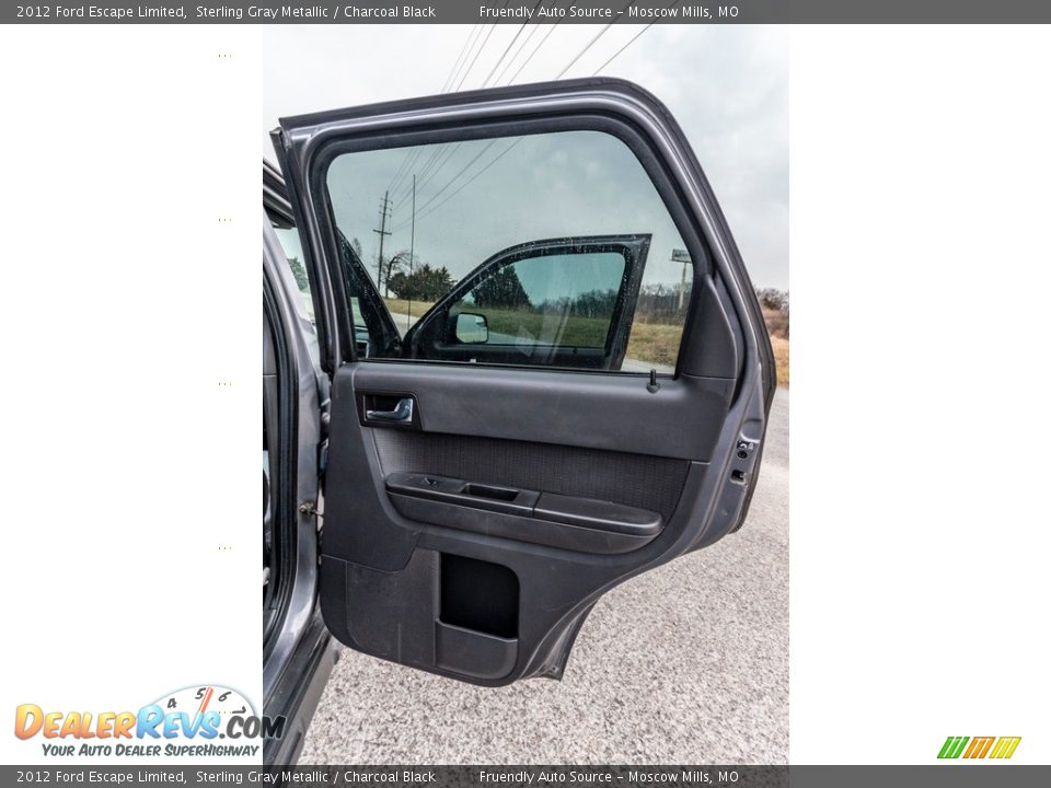 2012 Ford Escape Limited Sterling Gray Metallic / Charcoal Black Photo #25