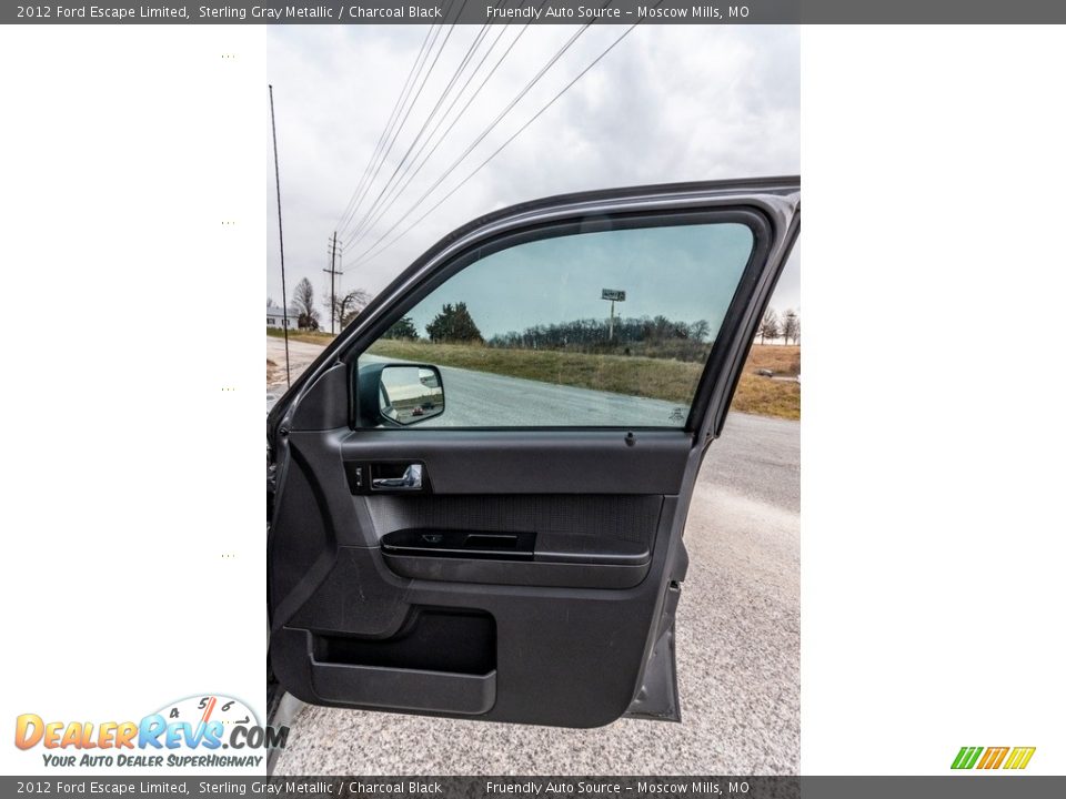 2012 Ford Escape Limited Sterling Gray Metallic / Charcoal Black Photo #26