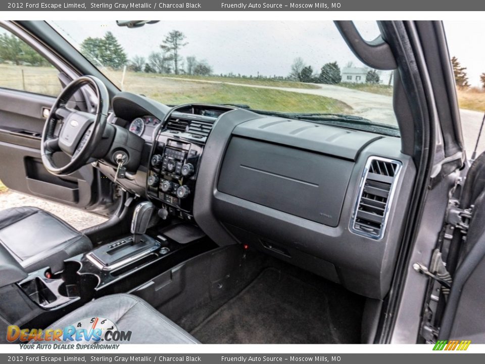 2012 Ford Escape Limited Sterling Gray Metallic / Charcoal Black Photo #27