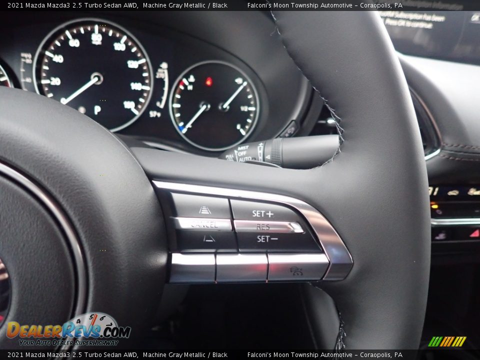 2021 Mazda Mazda3 2.5 Turbo Sedan AWD Steering Wheel Photo #13