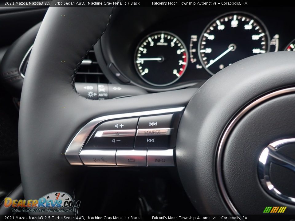 2021 Mazda Mazda3 2.5 Turbo Sedan AWD Steering Wheel Photo #14