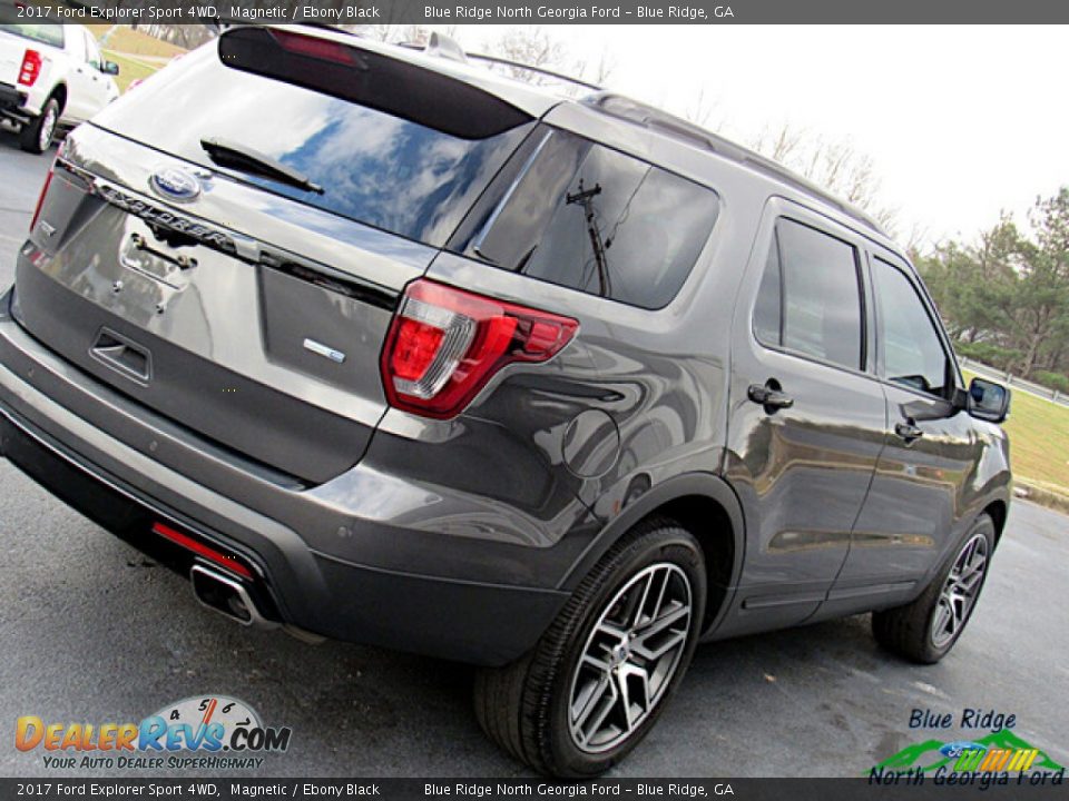 2017 Ford Explorer Sport 4WD Magnetic / Ebony Black Photo #29