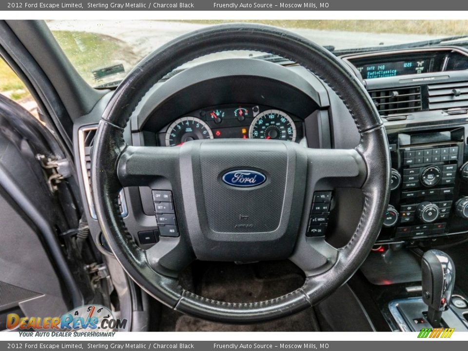 2012 Ford Escape Limited Sterling Gray Metallic / Charcoal Black Photo #32