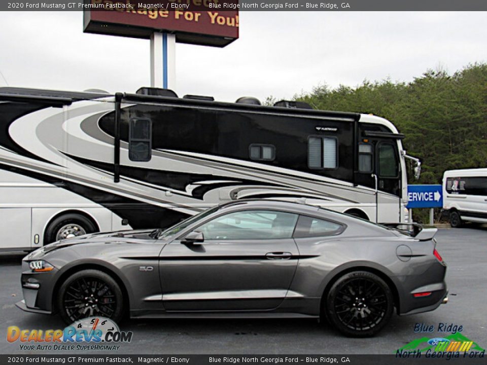 2020 Ford Mustang GT Premium Fastback Magnetic / Ebony Photo #2