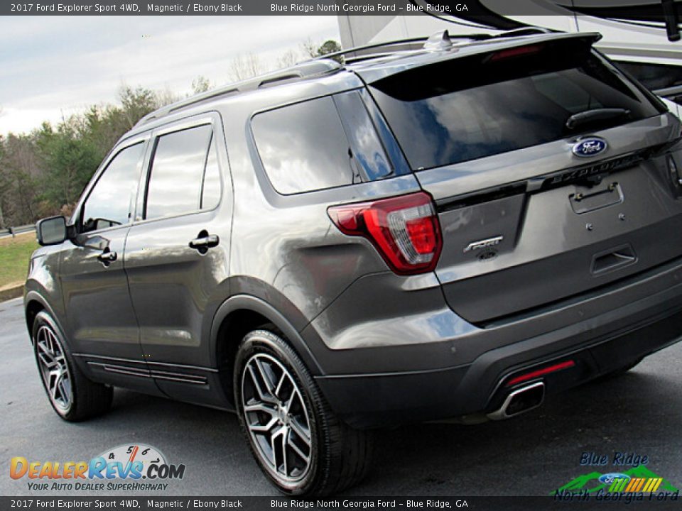 2017 Ford Explorer Sport 4WD Magnetic / Ebony Black Photo #30