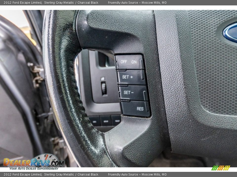 2012 Ford Escape Limited Sterling Gray Metallic / Charcoal Black Photo #33
