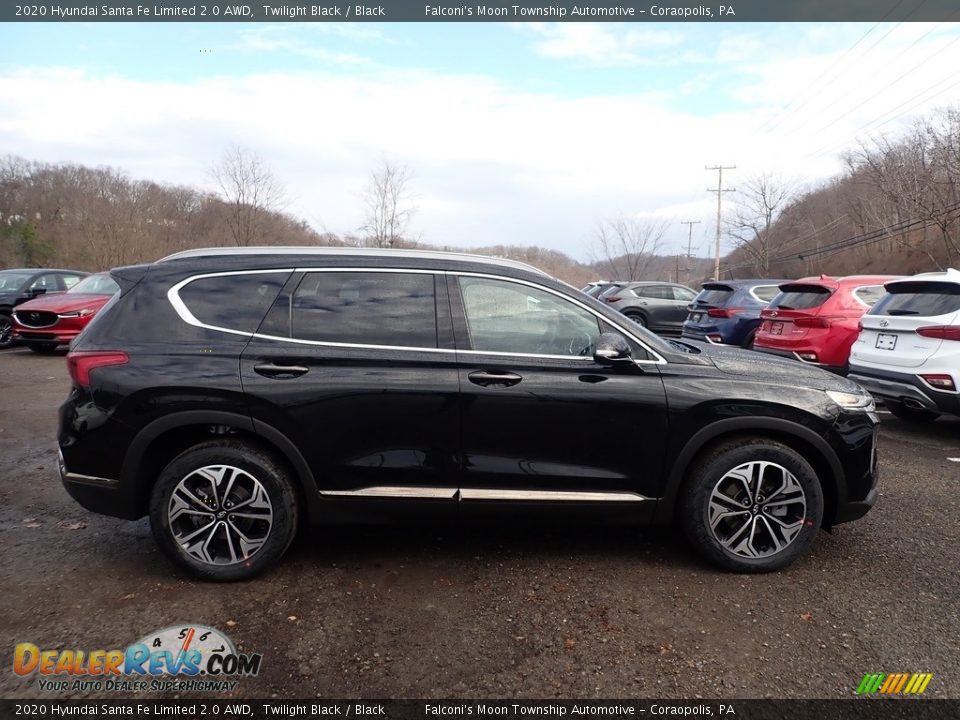 Twilight Black 2020 Hyundai Santa Fe Limited 2.0 AWD Photo #1