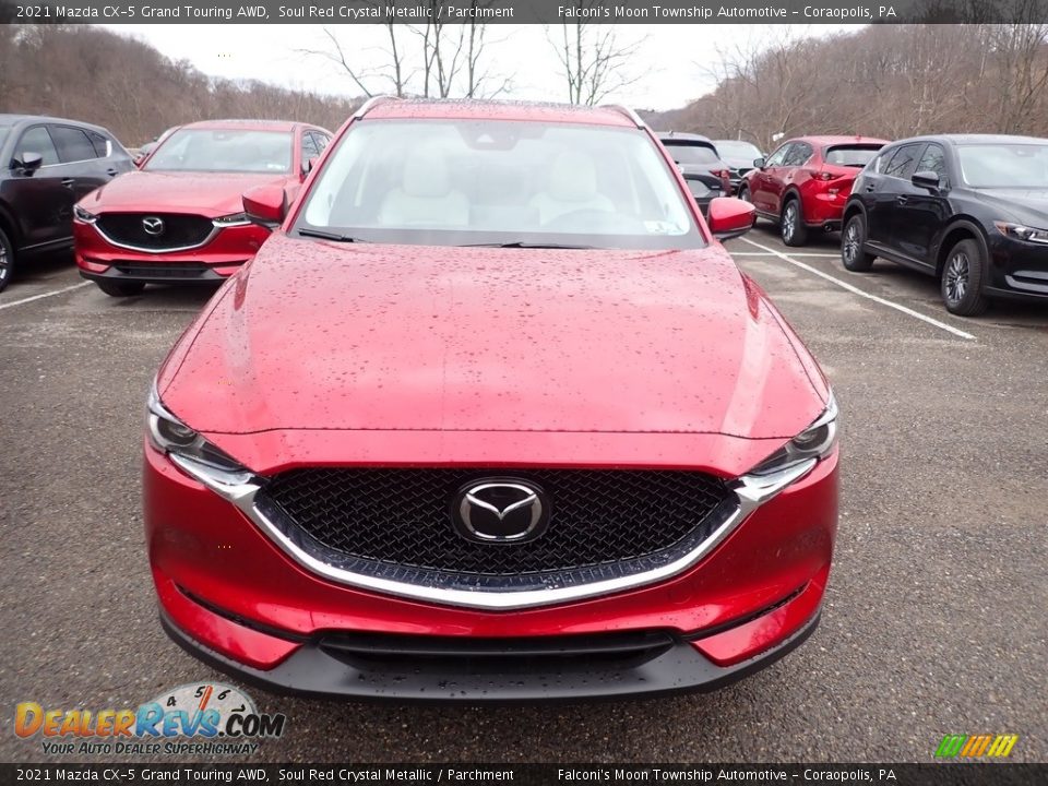 2021 Mazda CX-5 Grand Touring AWD Soul Red Crystal Metallic / Parchment Photo #4