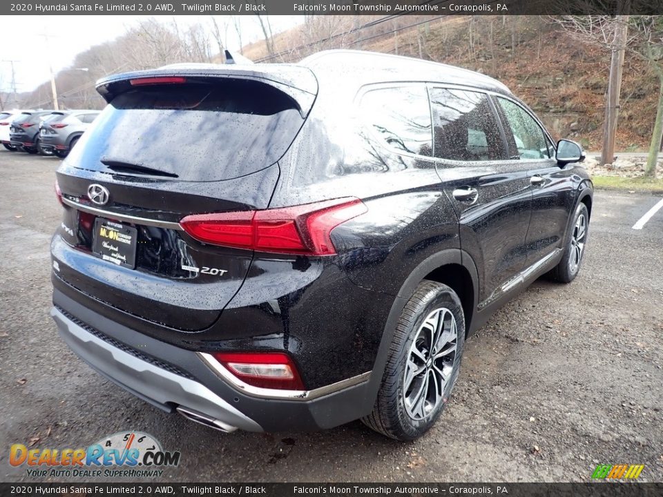 2020 Hyundai Santa Fe Limited 2.0 AWD Twilight Black / Black Photo #2