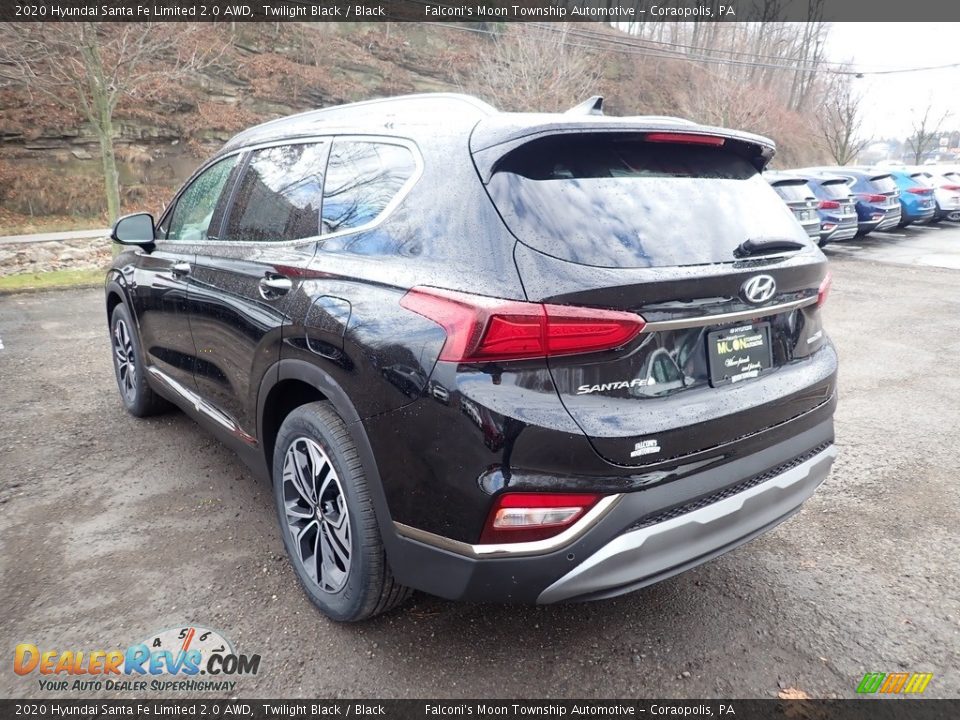 2020 Hyundai Santa Fe Limited 2.0 AWD Twilight Black / Black Photo #6