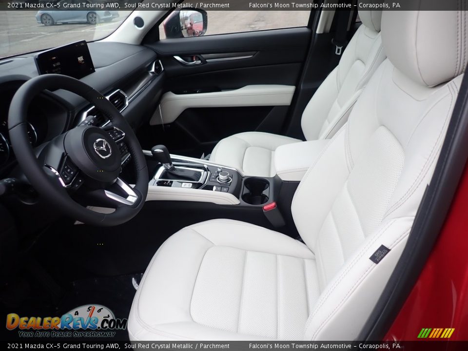 Parchment Interior - 2021 Mazda CX-5 Grand Touring AWD Photo #10