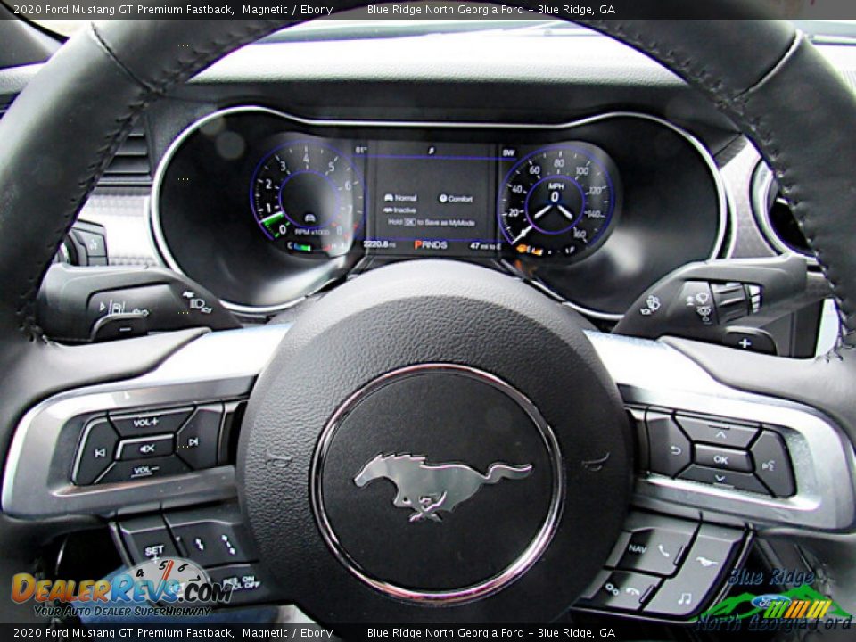 2020 Ford Mustang GT Premium Fastback Magnetic / Ebony Photo #26