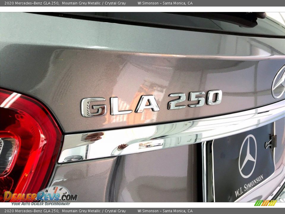 2020 Mercedes-Benz GLA 250 Mountain Grey Metallic / Crystal Gray Photo #31