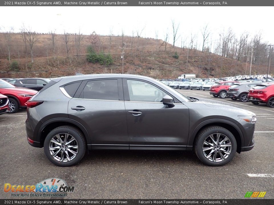 Machine Gray Metallic 2021 Mazda CX-5 Signature AWD Photo #1