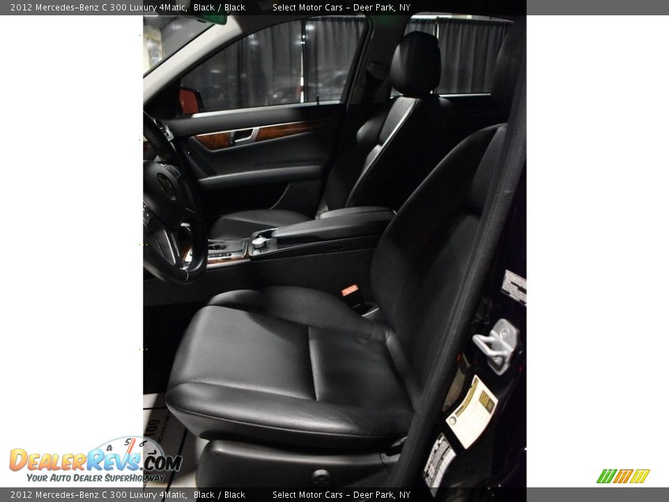 2012 Mercedes-Benz C 300 Luxury 4Matic Black / Black Photo #9