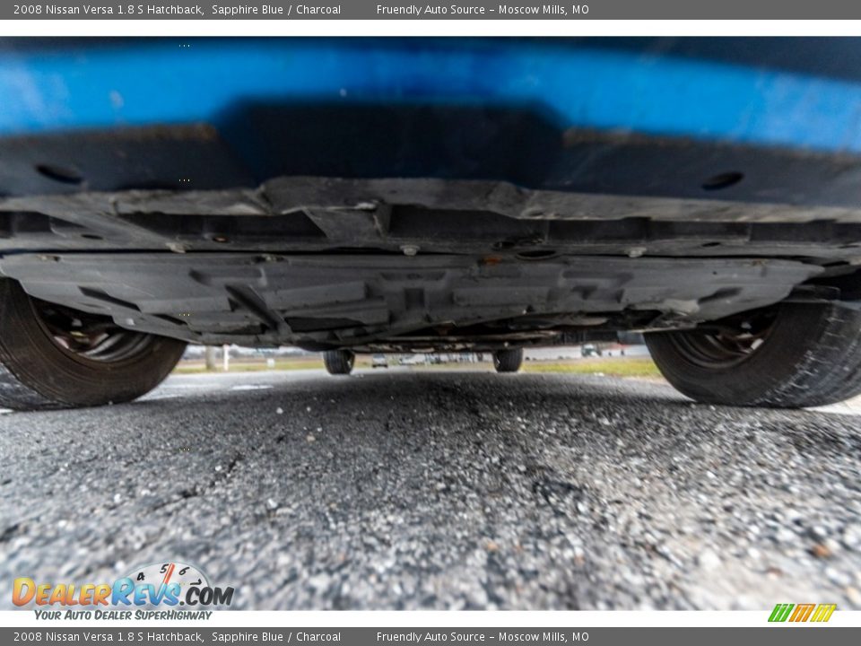 2008 Nissan Versa 1.8 S Hatchback Sapphire Blue / Charcoal Photo #10