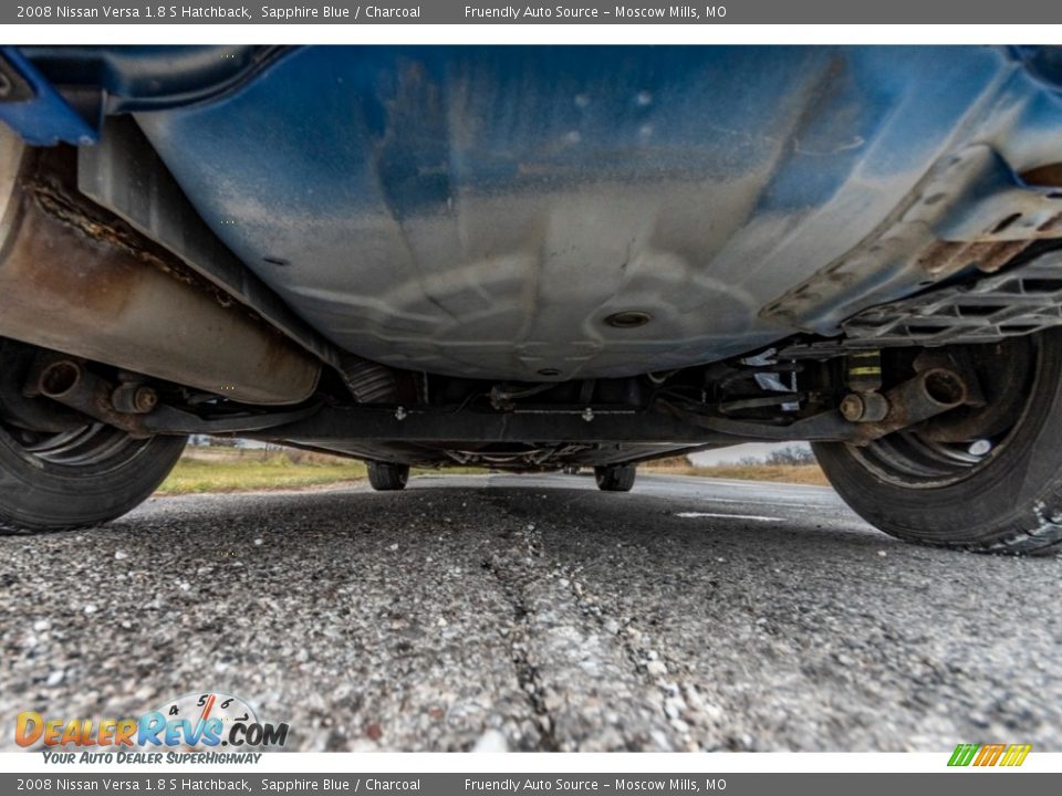 2008 Nissan Versa 1.8 S Hatchback Sapphire Blue / Charcoal Photo #13