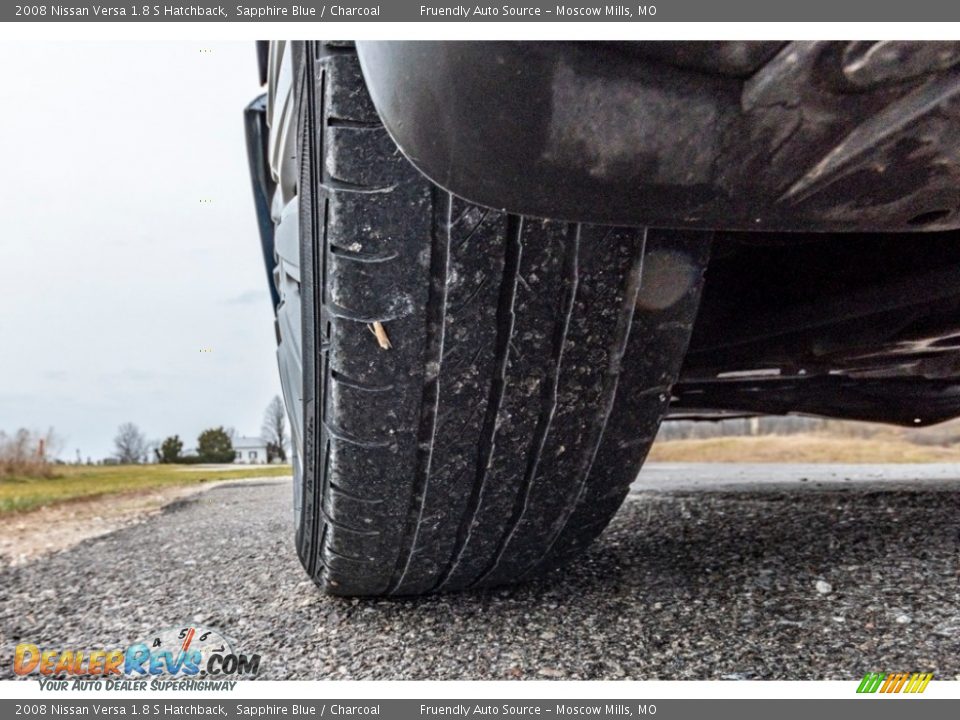 2008 Nissan Versa 1.8 S Hatchback Sapphire Blue / Charcoal Photo #15