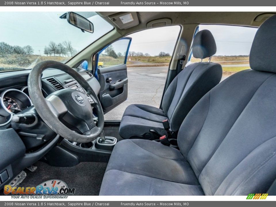 2008 Nissan Versa 1.8 S Hatchback Sapphire Blue / Charcoal Photo #18