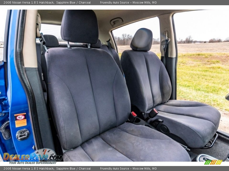 2008 Nissan Versa 1.8 S Hatchback Sapphire Blue / Charcoal Photo #29