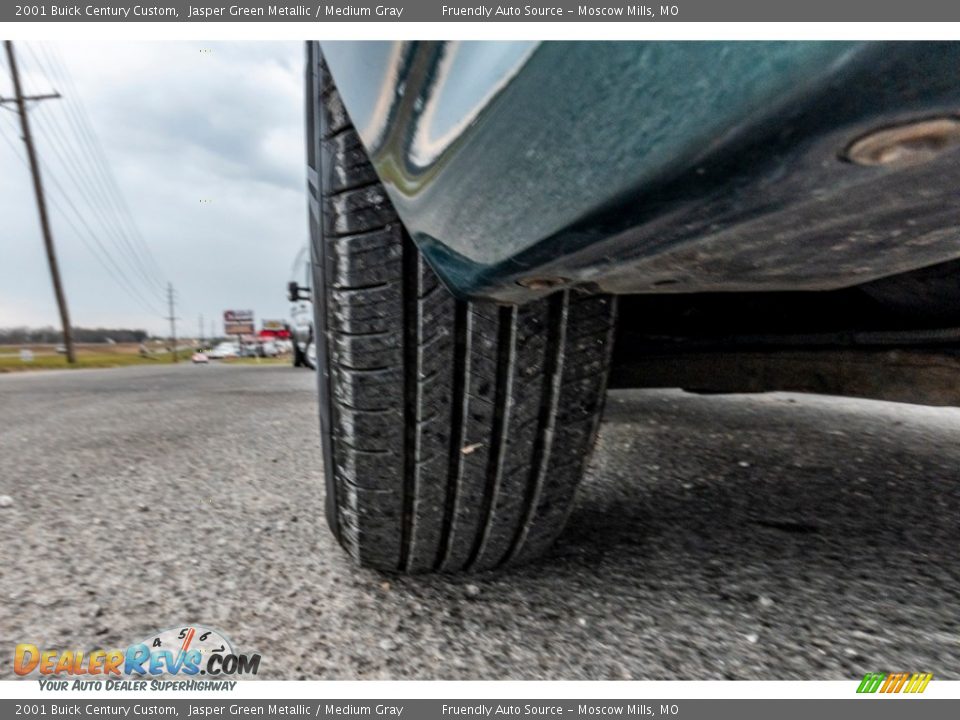 2001 Buick Century Custom Jasper Green Metallic / Medium Gray Photo #11