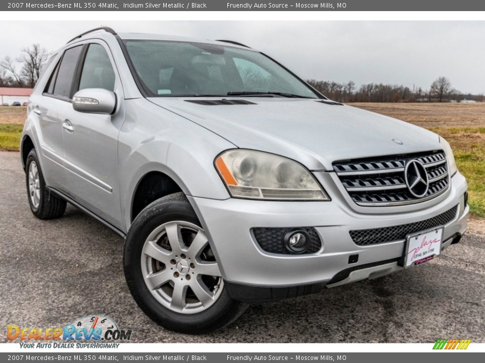 2007 Mercedes-Benz ML 350 4Matic Iridium Silver Metallic / Black Photo #1